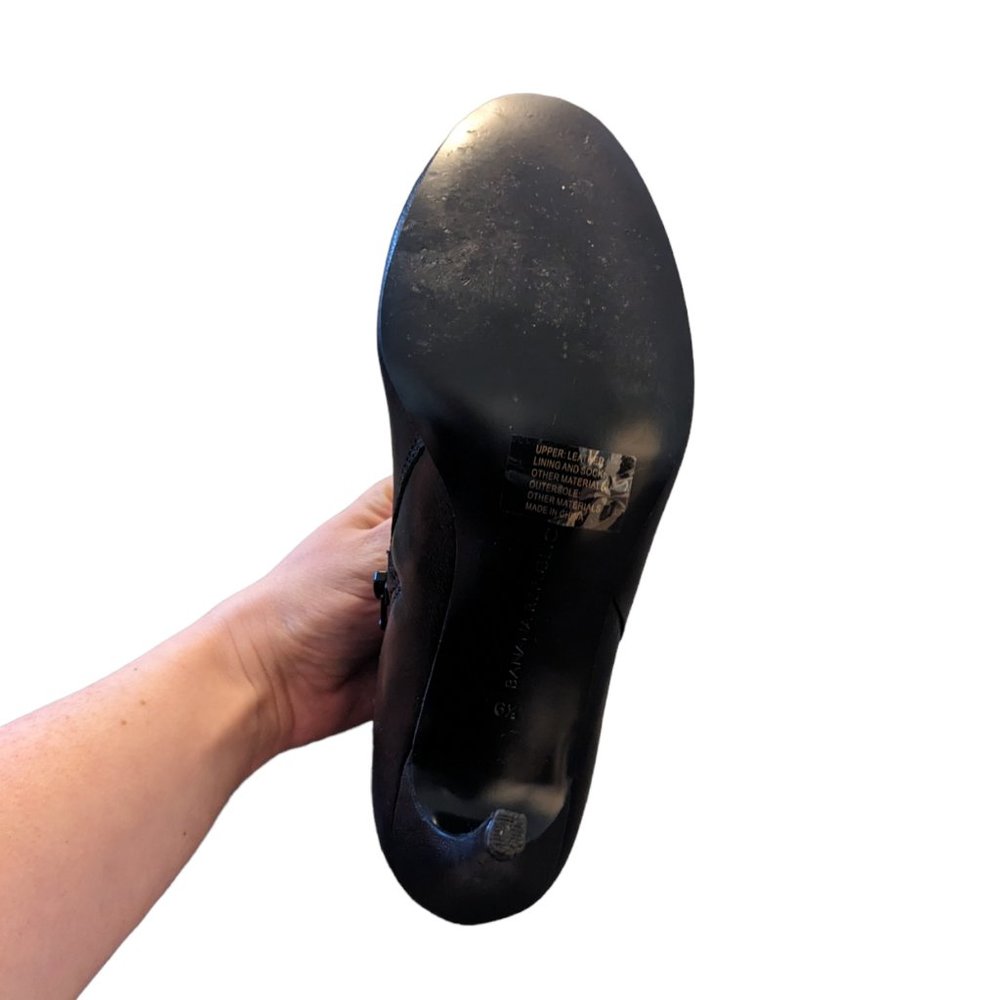 Banana Republic Black Leather Booties - Picture 5 of 7